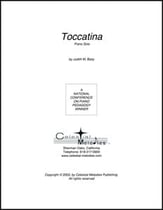 Toccatina piano sheet music cover